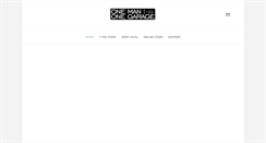 Desktop Screenshot of 1man1garage.com